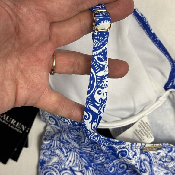 Lauren Ralph Lauren Women's 4 Underwire Slimming Support Tankini Swim Top NWT - Picture 10 of 16